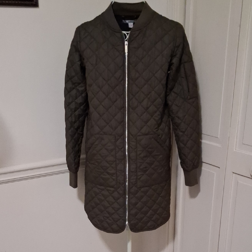 Zella Quilted Jacket in Brown